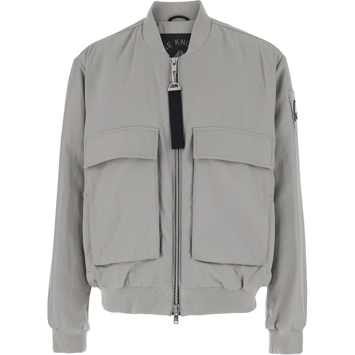 

Moose Knuckles Ольховое саржевое бомбер, Gray