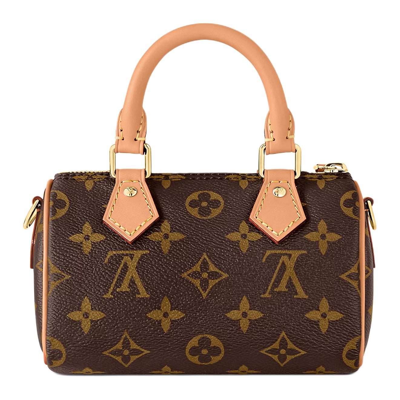 

LOUIS VUITTON Сумка Nano Speedy с монограммой, коричневая