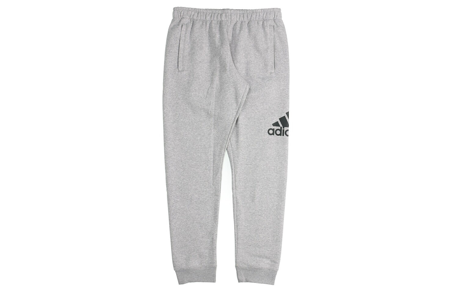 

Трикотажные спортивные штаны мужские, средние, серые, меланжевые Adidas, серый