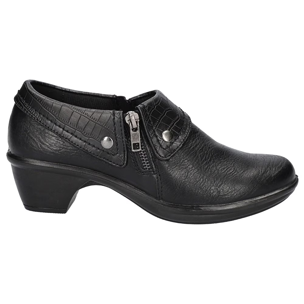 Ботильоны на щиколотке Darcy от Easy Street, black croco synthetic — фото 2