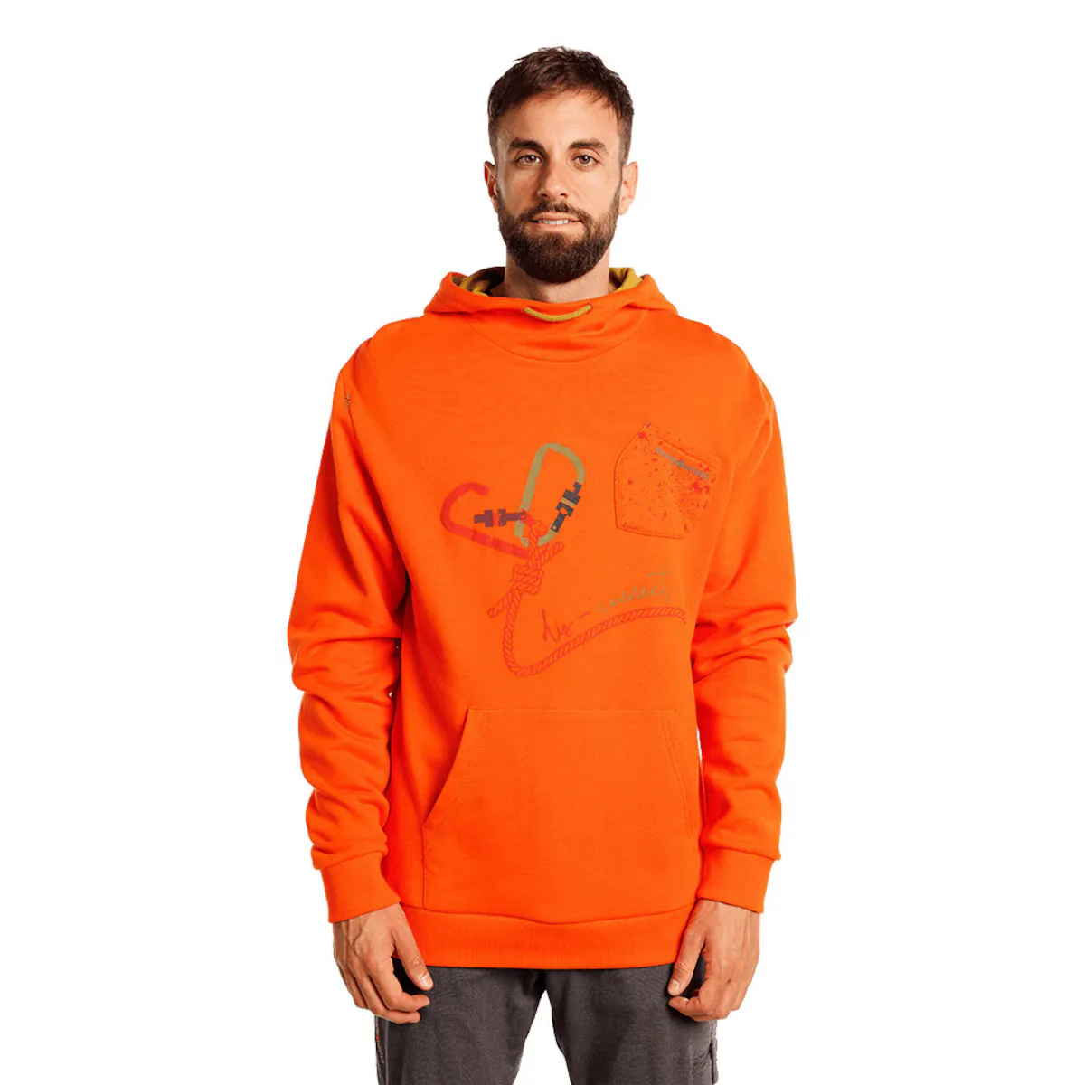 

Мужской свитшот Disconnect Trangoworld, цвет Rojo Teja