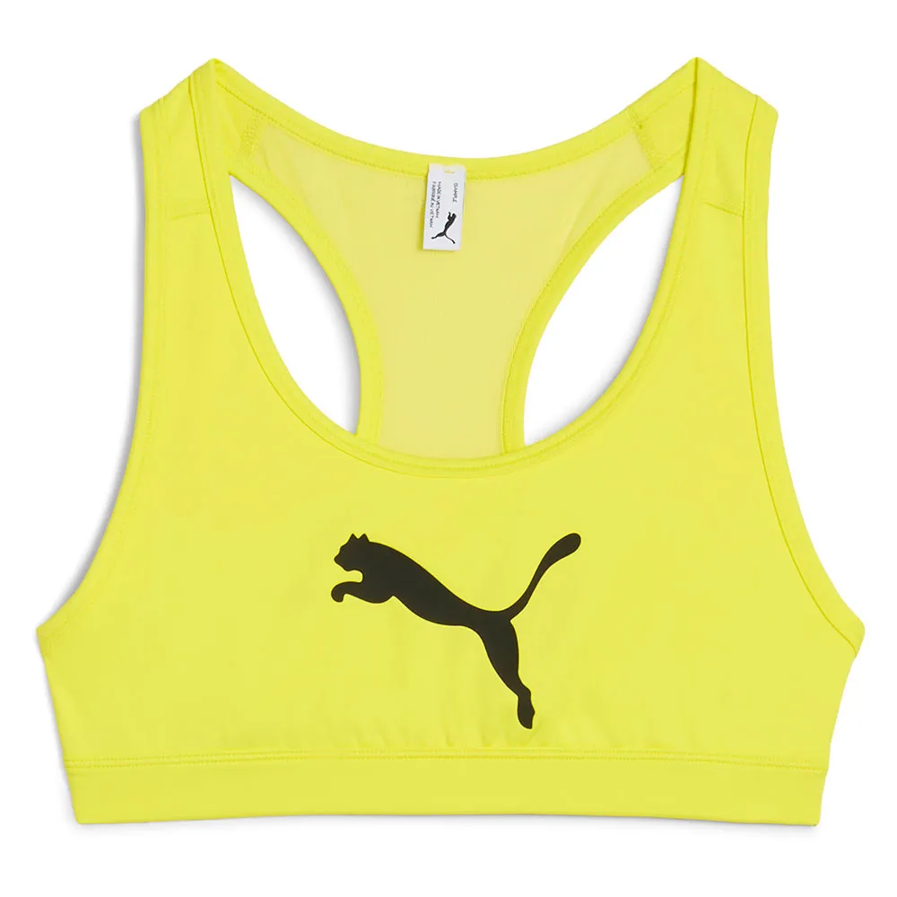 

Спортивный бюстгальтер Puma 4Keeps Medium Impact Sports Bra, желтый