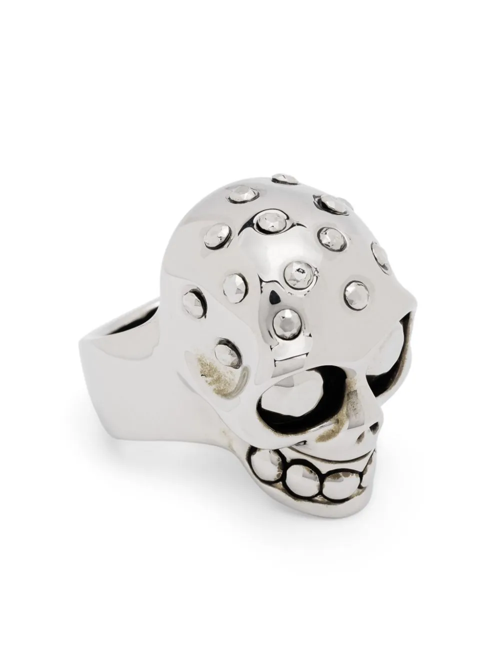 

Кольцо The Jewelled Skull Alexander McQueen, серебяный