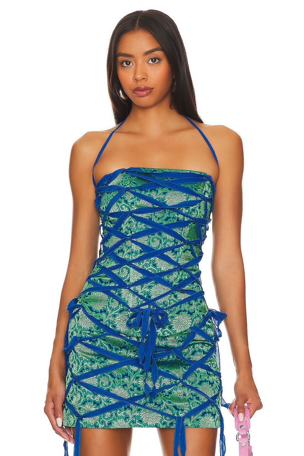 

Топ Kim Shui Chainlink Corset, цвет Blue & Green