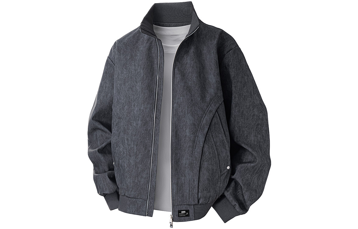 

Куртка Unisex Stand Collar Moderate ZIAREL, темно-серый