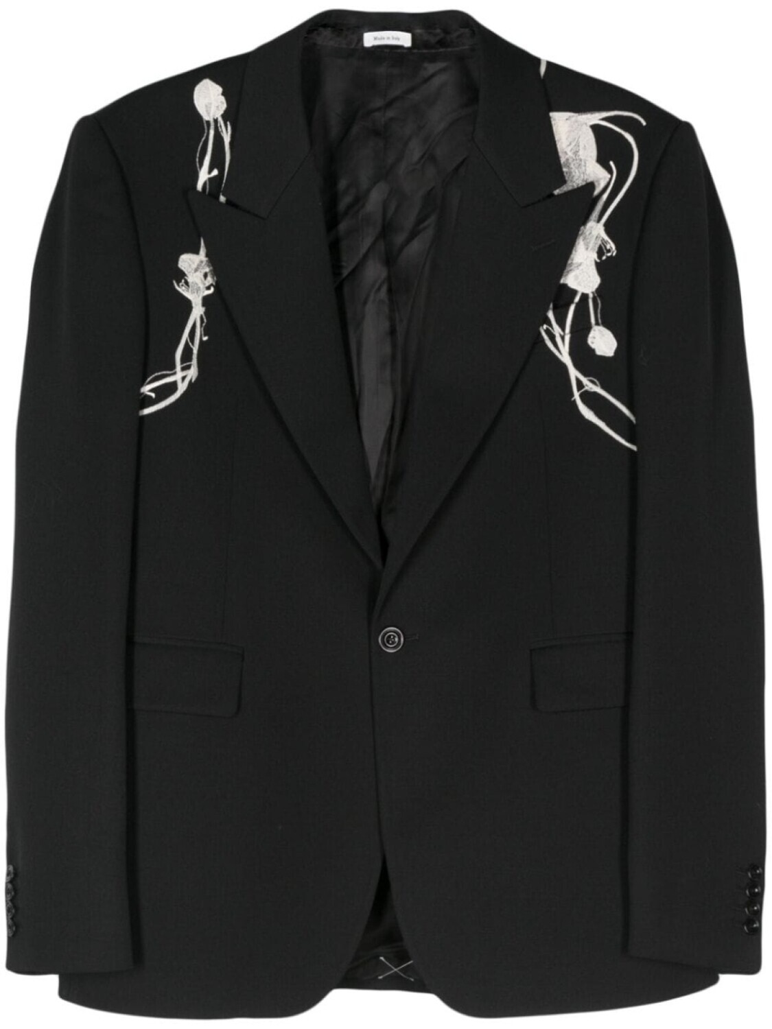 

Alexander McQueen пиджак Harness, черный
