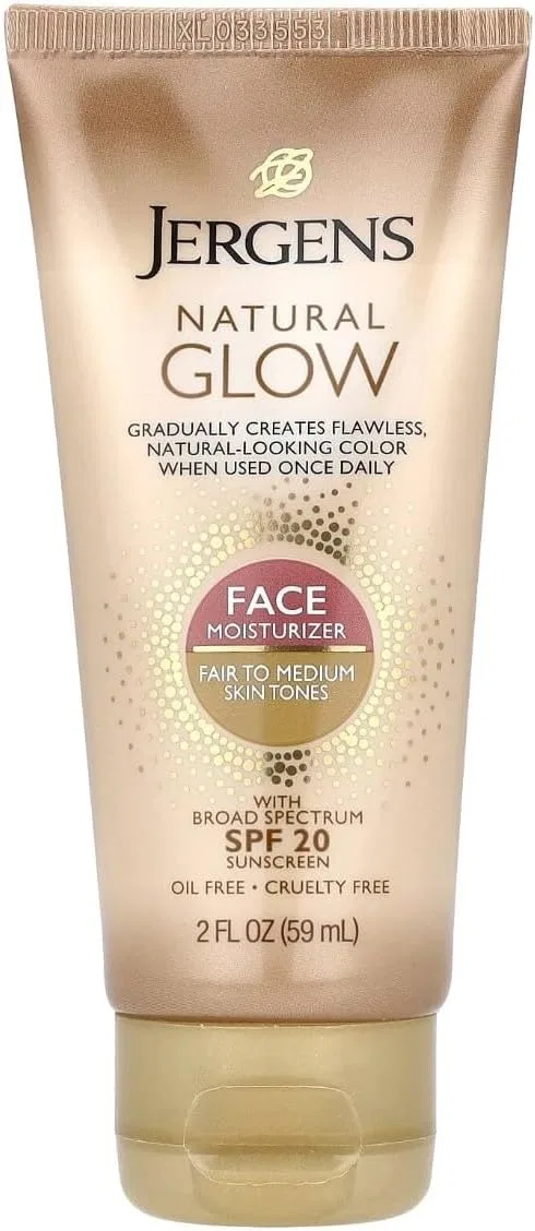 Крем для лица автозагар Jergens Natural Glow SPF20 59 мл