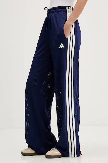 Спортивные штаны из полиэстера Stadium Adidas, темно-синий — фото 4