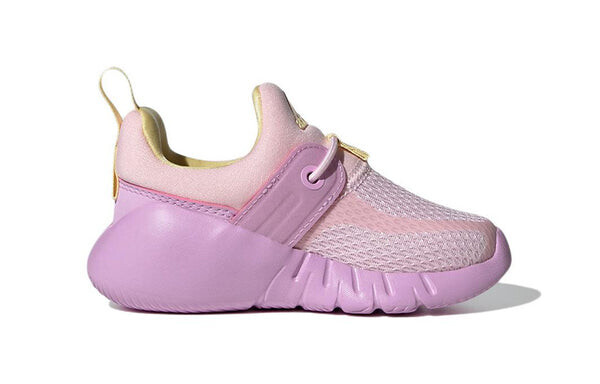 Кроссовки (TD) Adidas Rapidazen Slip-On 'Pink Purple Yellow', розовый — фото 2