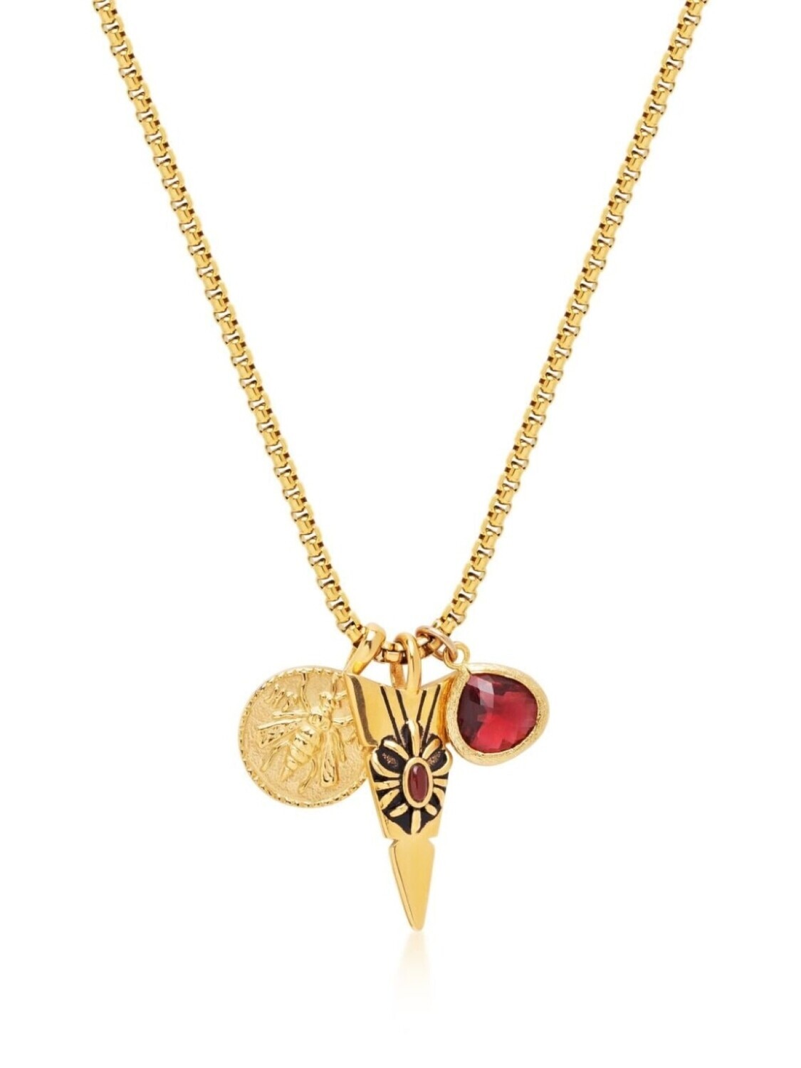 

Позолоченное колье Talisman Nialaya Jewelry, золотой
