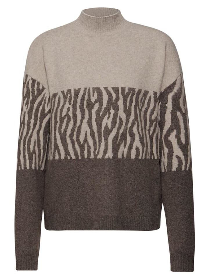 

Свитер из темно-коричневого меланжа Nomad. Street One