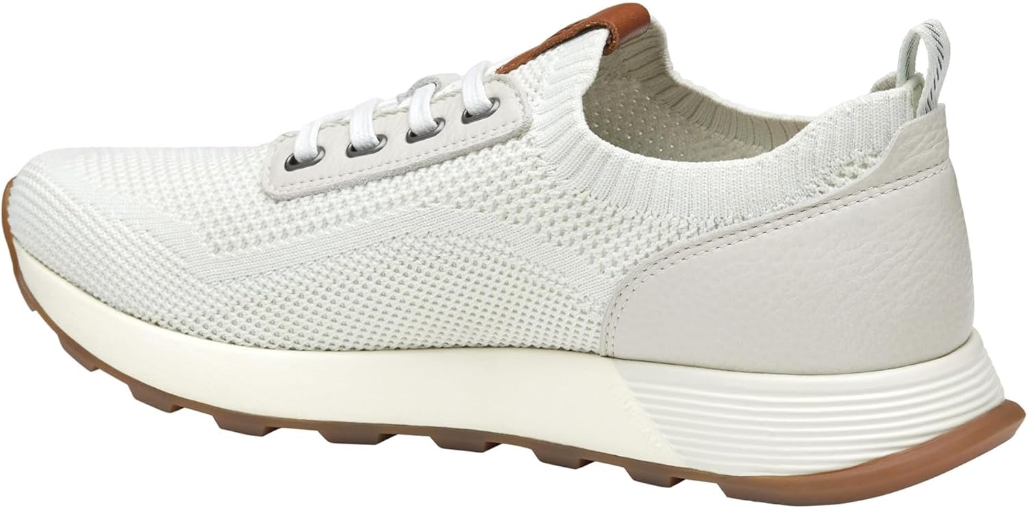 Мужские кроссовки Johnston Murphy Kinnon Knit Jogger Johnston & Murphy, белый — фото 4
