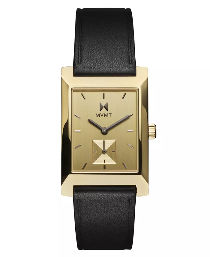 

Мужские часы Newporter на черном кожаном ремешке, 28 мм MVMT