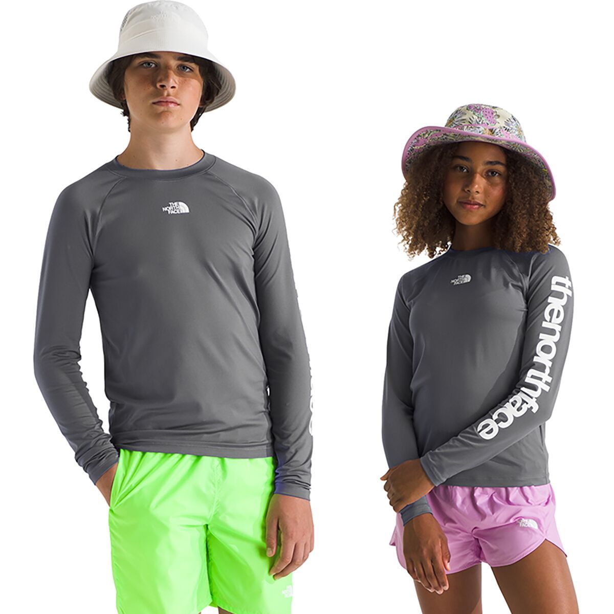 

Амфибия лонгслив детский The North Face, цвет smoked pearl