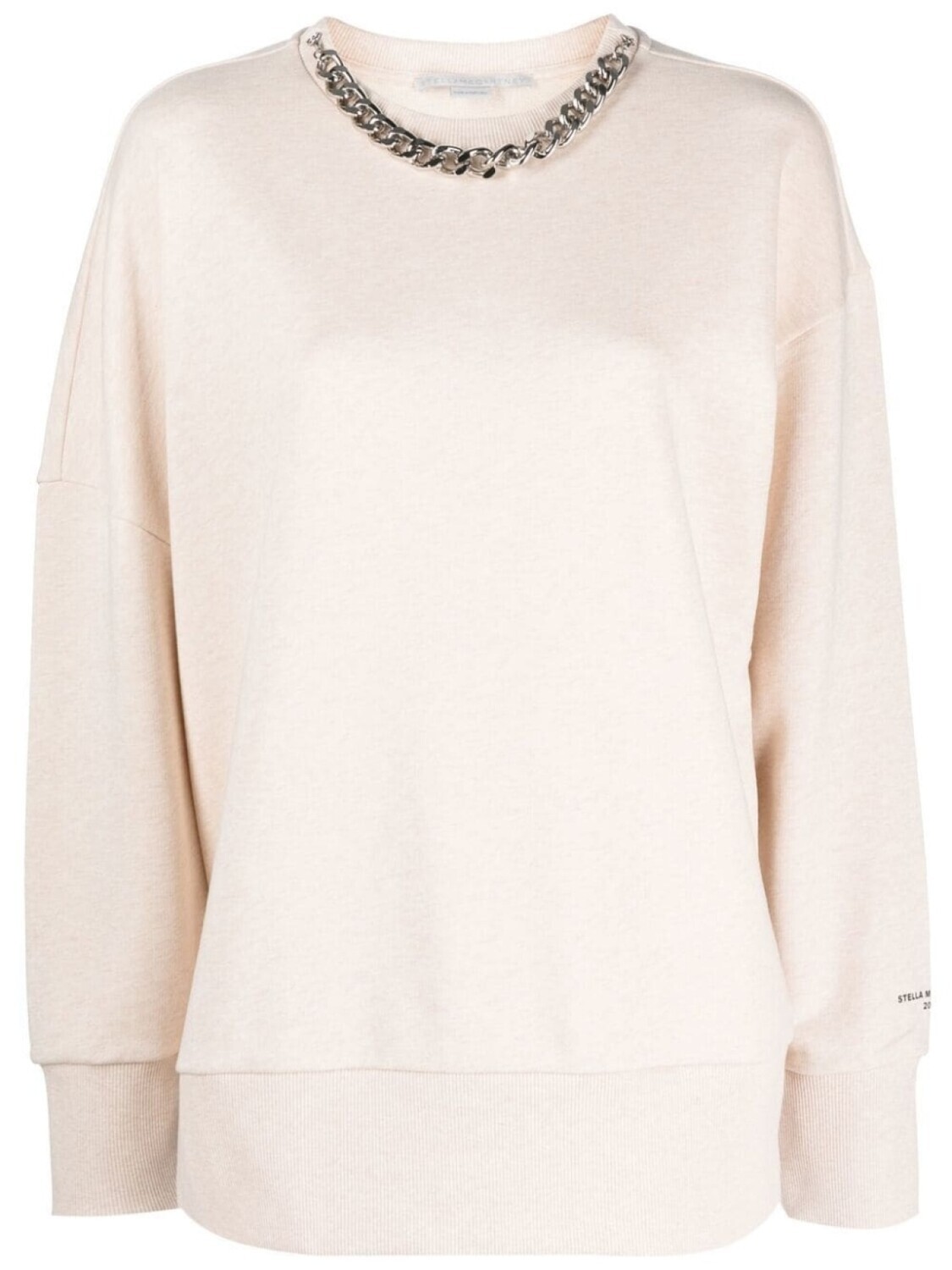 

Stella McCartney толстовка с цепочным декором, серый