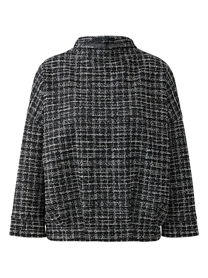 

Oui Толстовка черно-кремового цвета, Черный, Oui Толстовка черно-кремового цвета