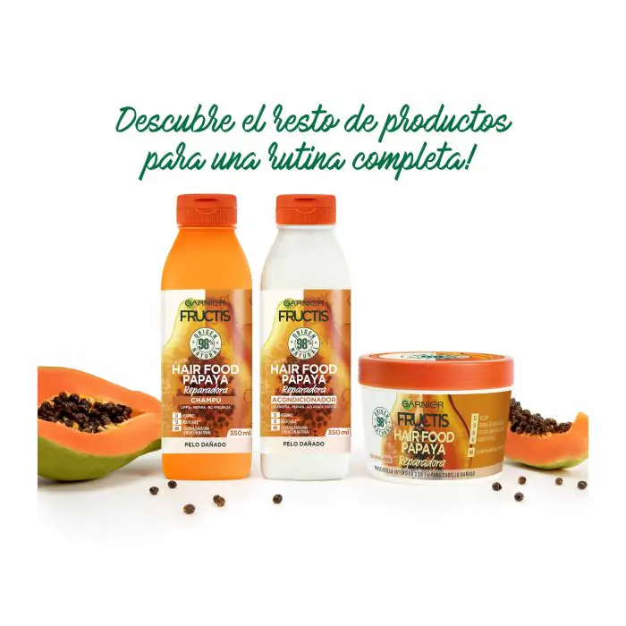 

Шампунь fructis hair food champú papaya reparadora Garnier, объем 350 мл