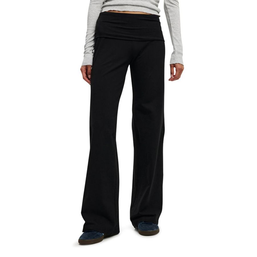 

Женские прямые брюки Bella COTTON ON, Black