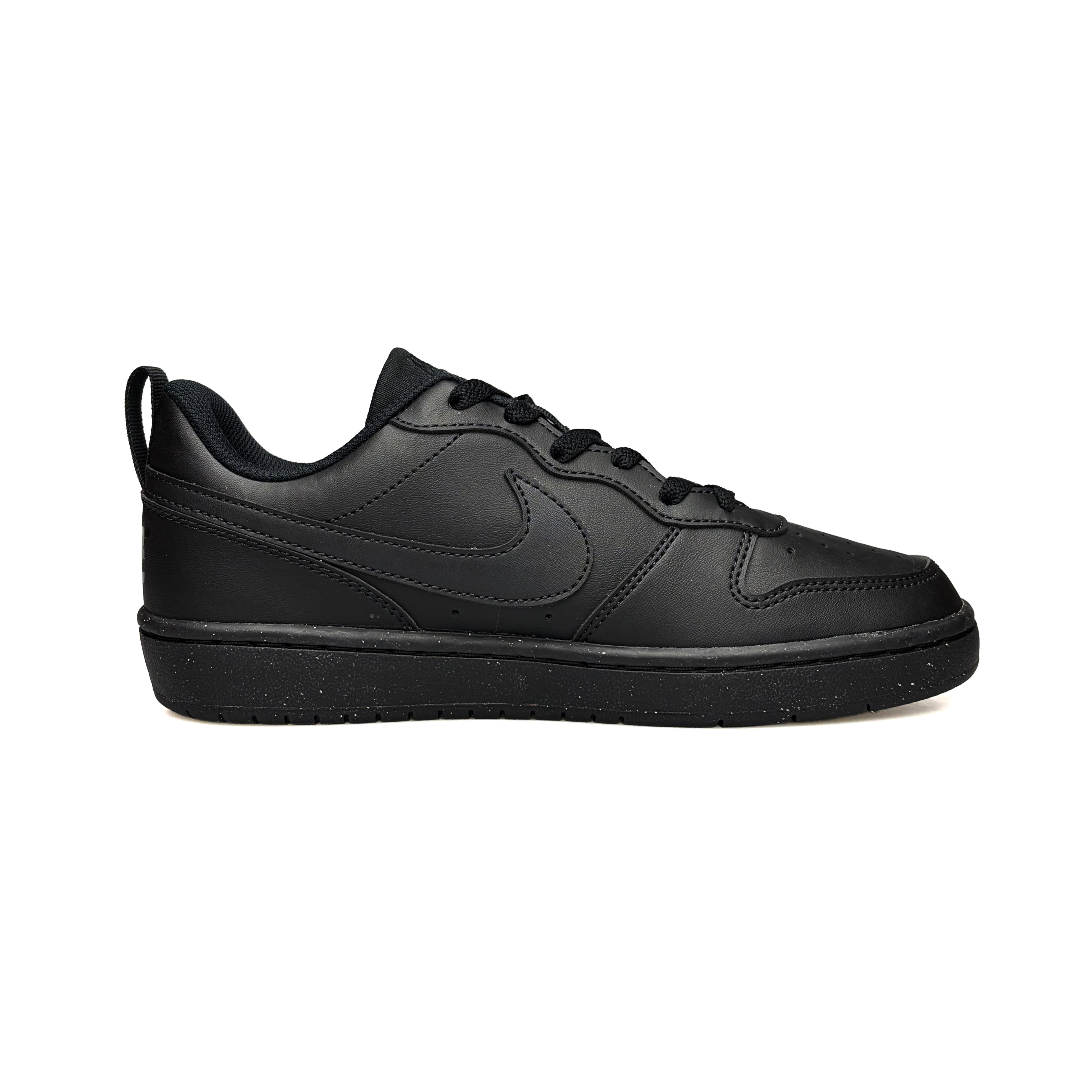 Nike Кроссовки для скейтбординга Court Borough Starry Night Slip Resistant Abrasion Resistant Low top для детей, черно-белые, унисекс — фото 4
