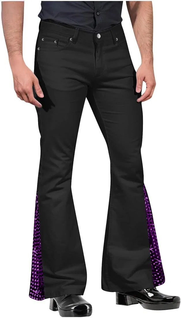 Джинсы клеш, классические, Dark Purple