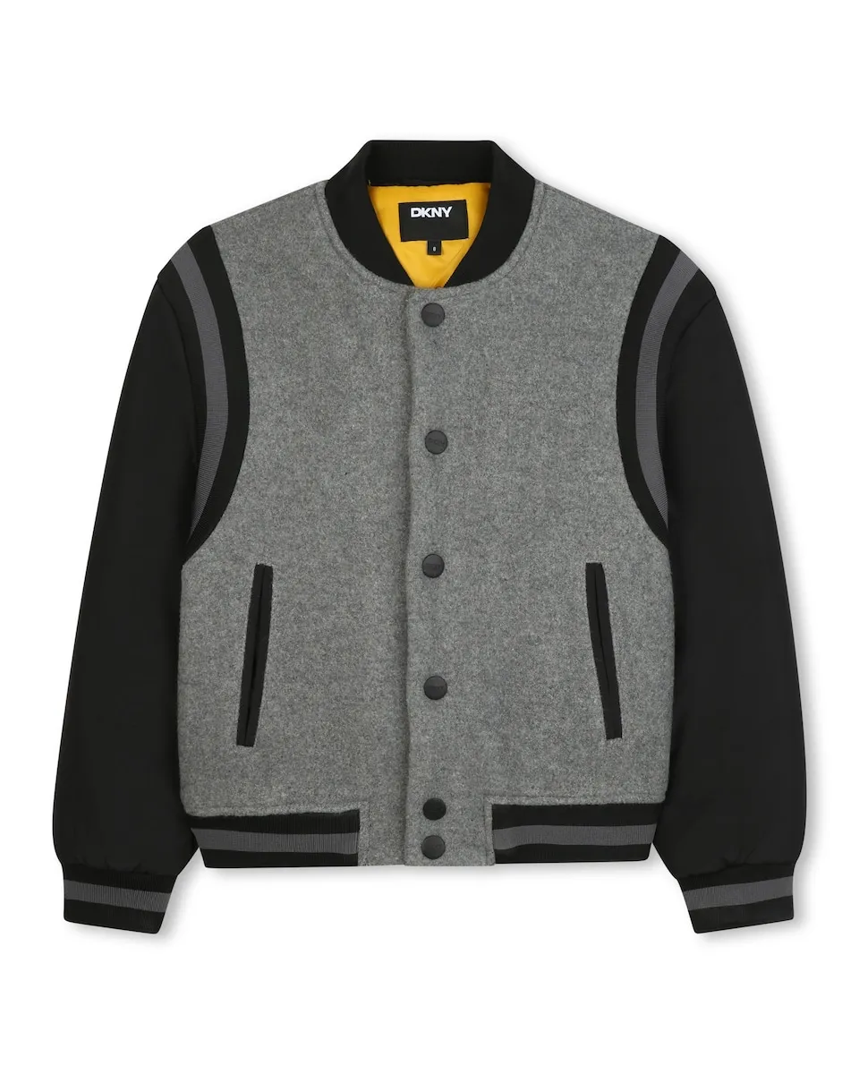 

Детская куртка с длинным рукавом DKNY, темно-серый