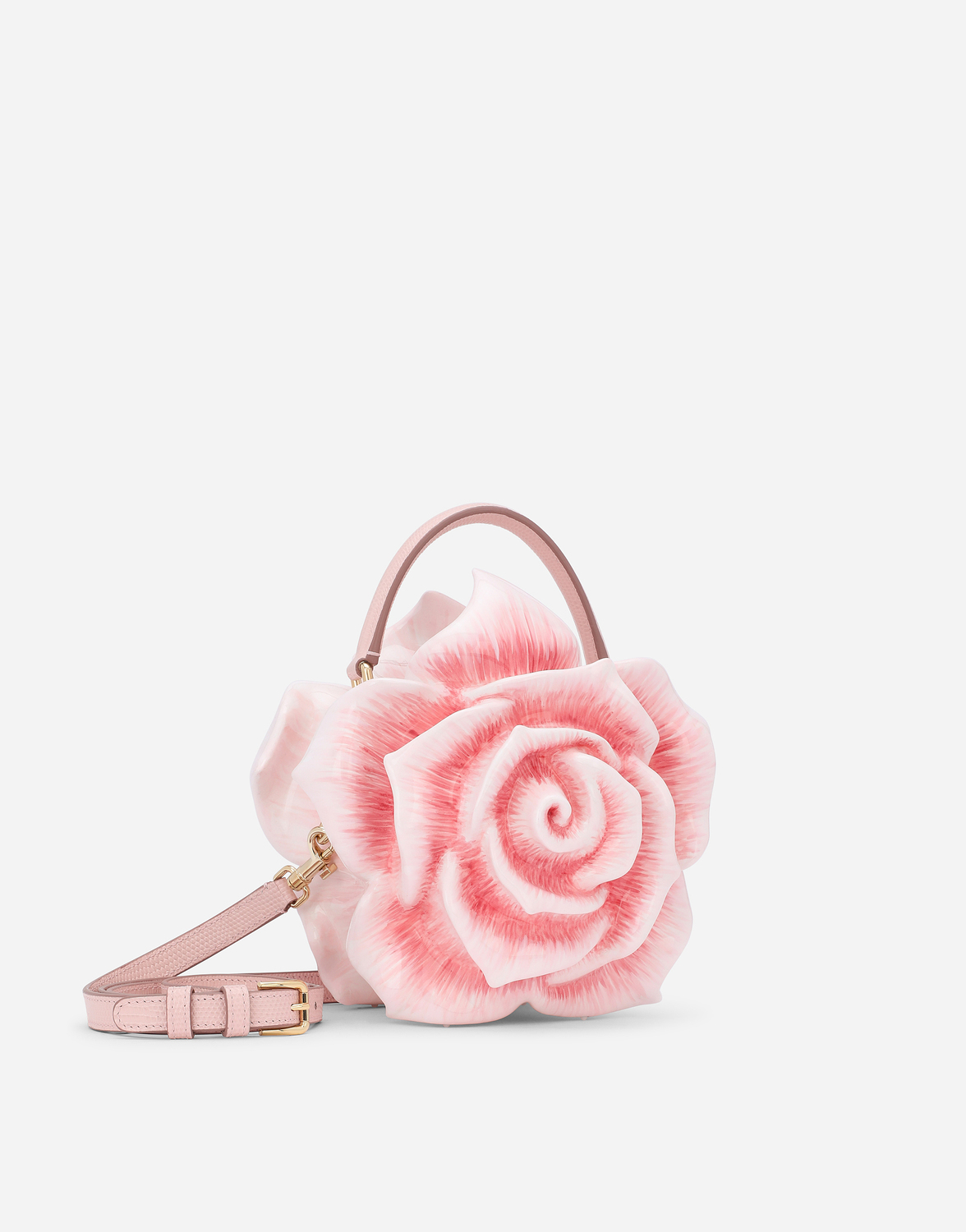Сумка dolce box с розовым дизайном из смолы Dolce & Gabbana, мультиколор — фото 3