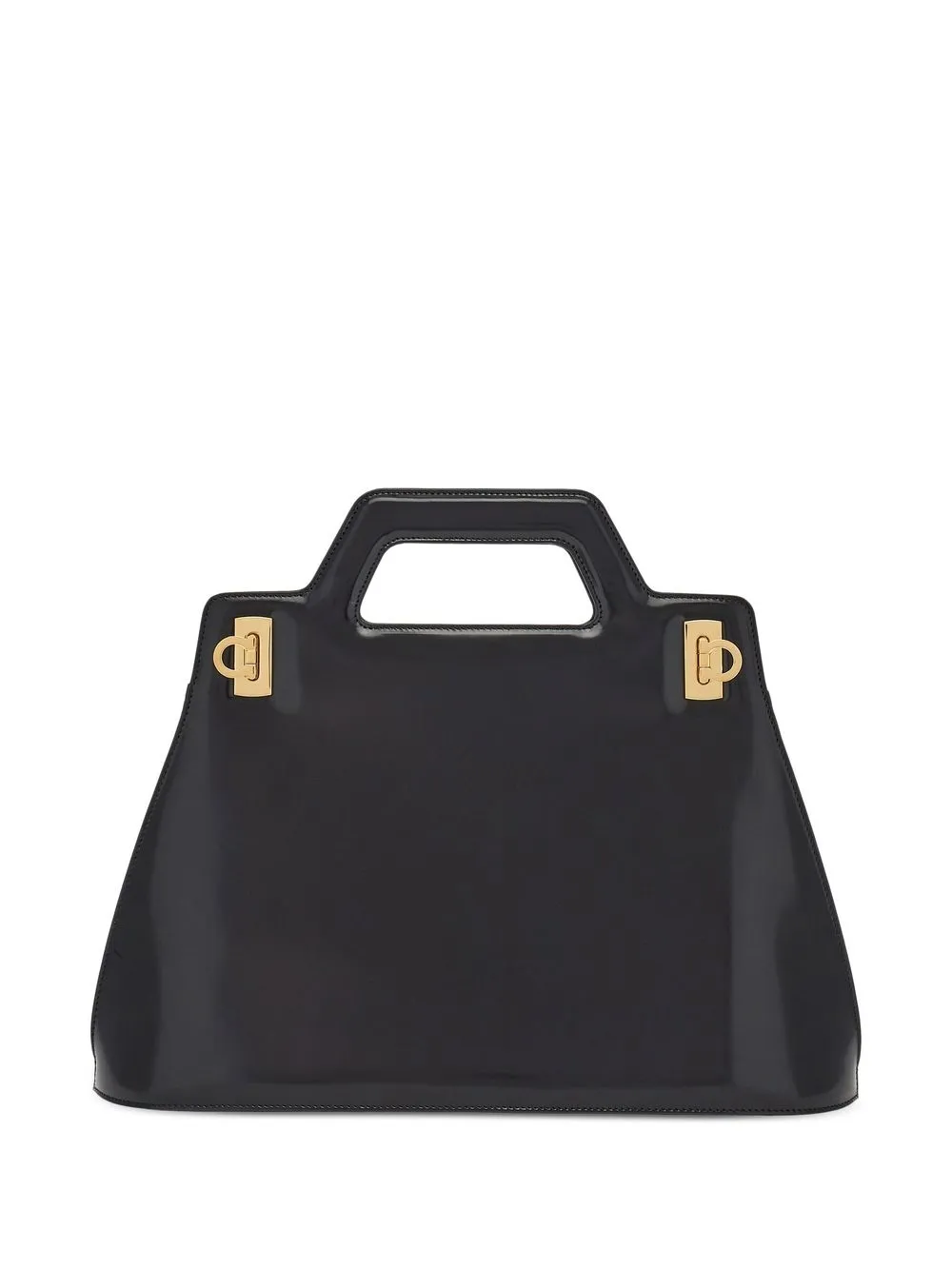 

Сумка-тоут с верхней ручкой Ferragamo, черный