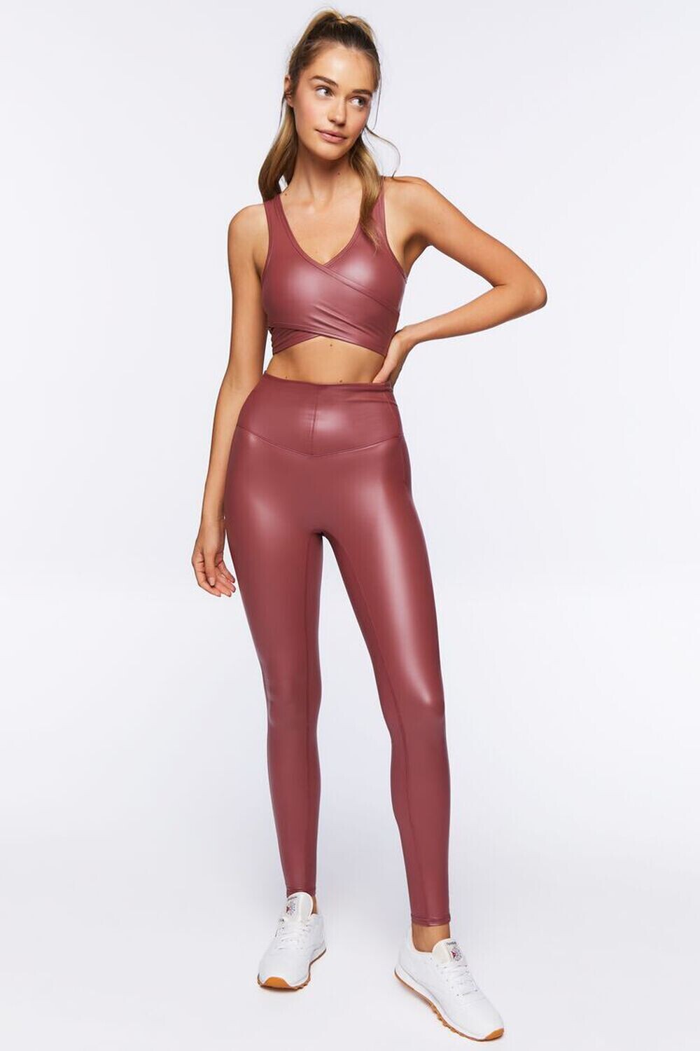 

Леггинсы из искусственной кожи Active Forever 21