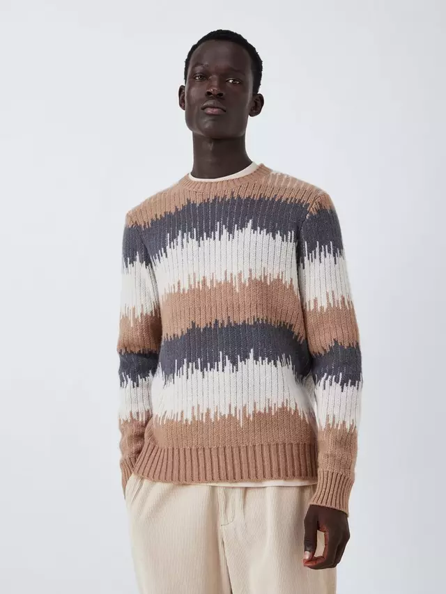 

Джемпер John Lewis ANYDAY Zig Zag Knit Crew Neck