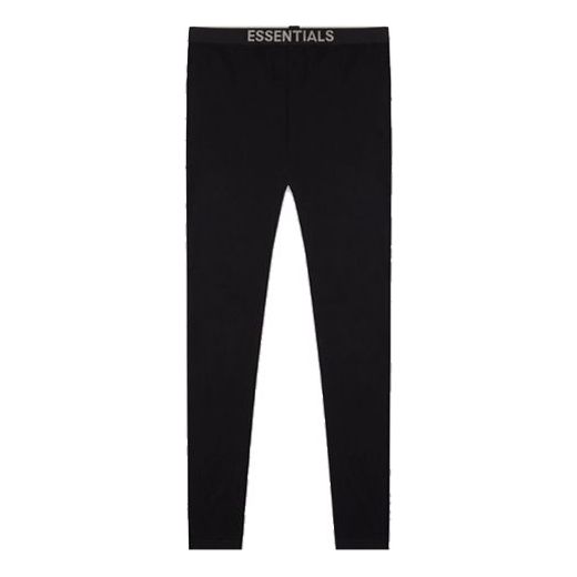 

Брюки fw20 knit logo pants 'black' Fear Of God Essentials, черный