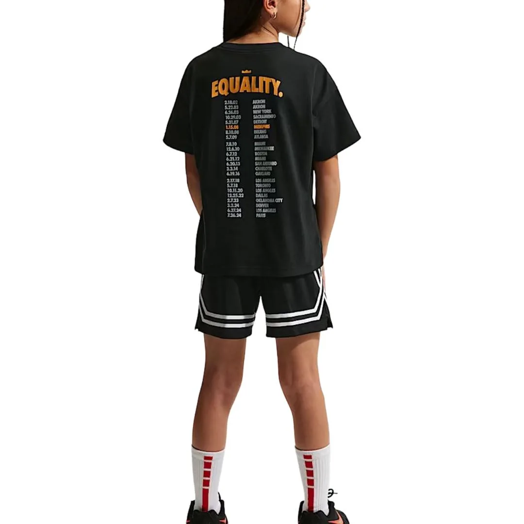 Футболка LeBron Honor The King Kids' Nike, черный — фото 4