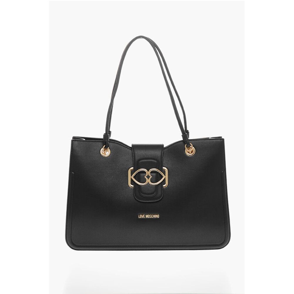 

Сумка-тоут LOVE MOSCHINO из искусственной кожи с золотистой застежкой Moschino, Black