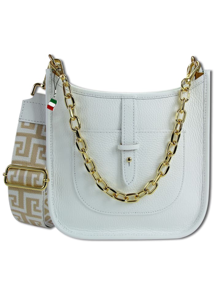 

Сумка через плечо Florence, городская сумка, кожа, белая, около 22 см Florence