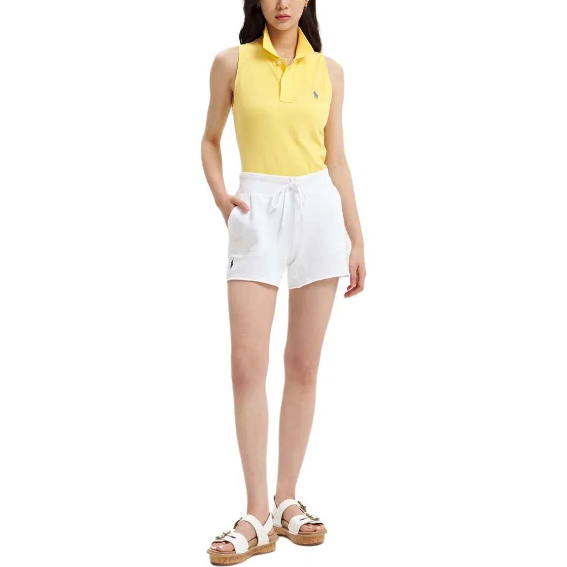 Поло женское SS22 Yellow Polo Ralph Lauren — фото 4