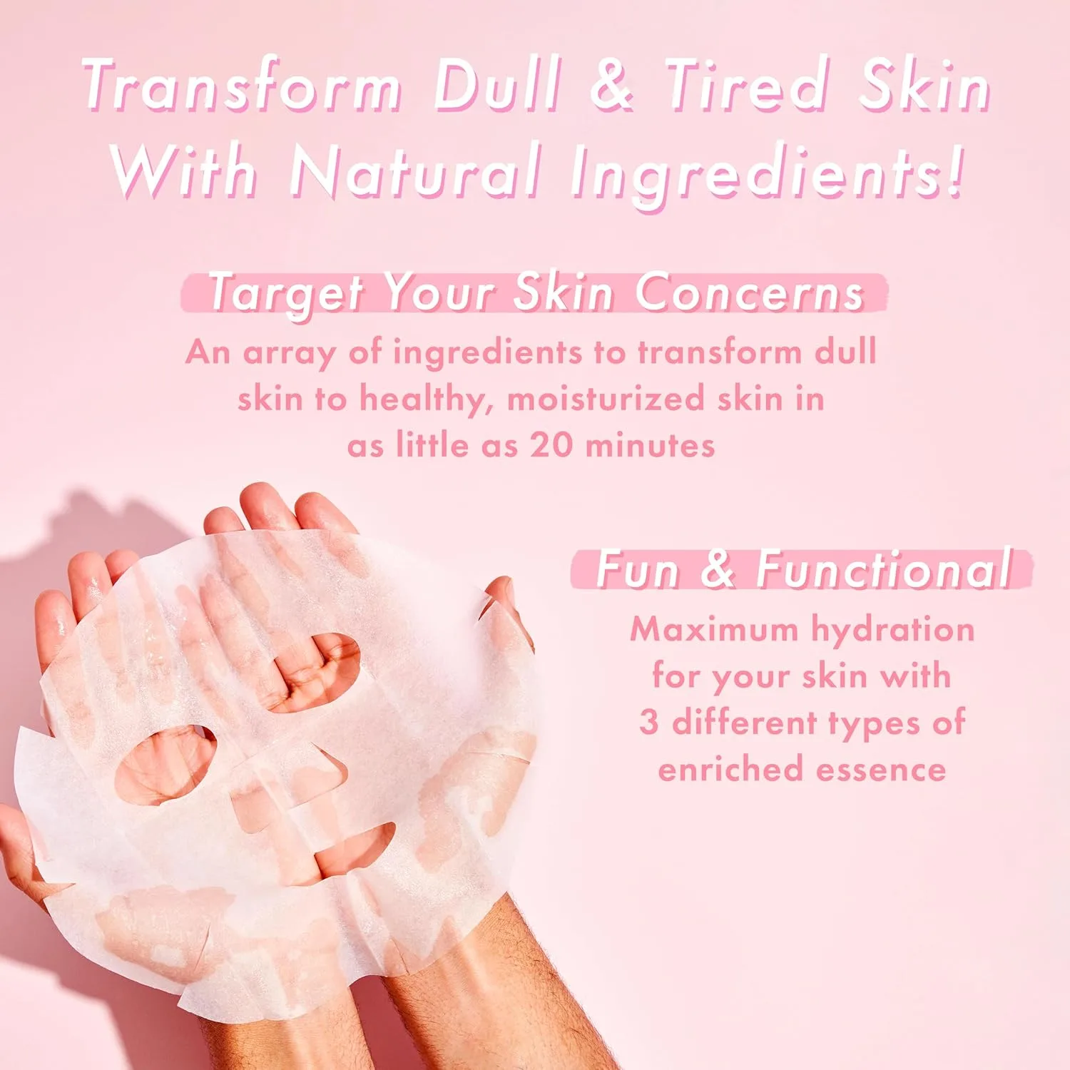 Набор TONYMOLY — I’m Real Sheet Mask Set - набор корейских тканевых масок для увлажнения, успокоения и питания кожи 1 штука (1 шт.), Pearl 1 Count — фото 3