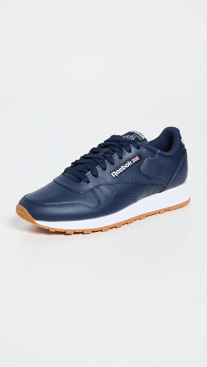 Классические кожаные кроссовки Reebok унисекс LegacySneaker, Vector Navy Ftwr White Reebok Rubber Gum 03 — фото 2