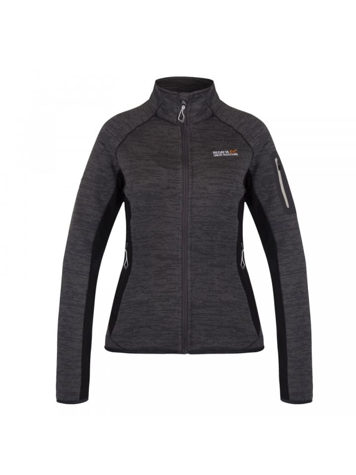 

Спортивная куртка Regatta Laney Strickfleecejacke, цвет Schwarz-Grau
