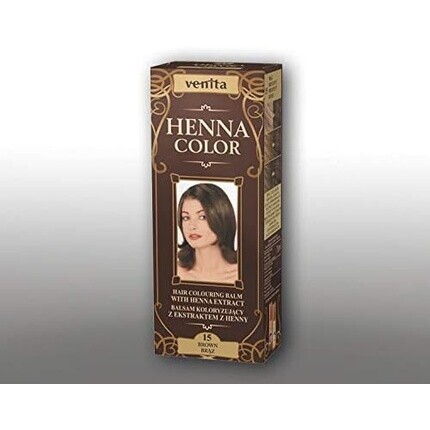 

Краска для волос Henna Color, 75 мл, оттенок 15, коричневый, Venita