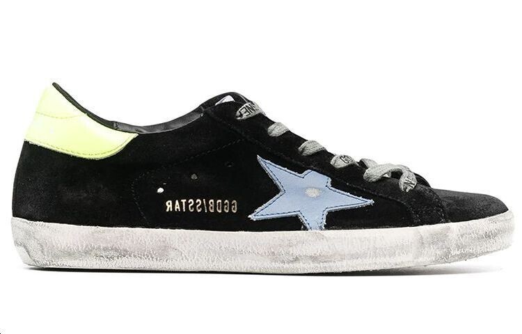 Кроссовки для скейтбординга Super-Star женские, низкие, черные Golden Goose — фото 2