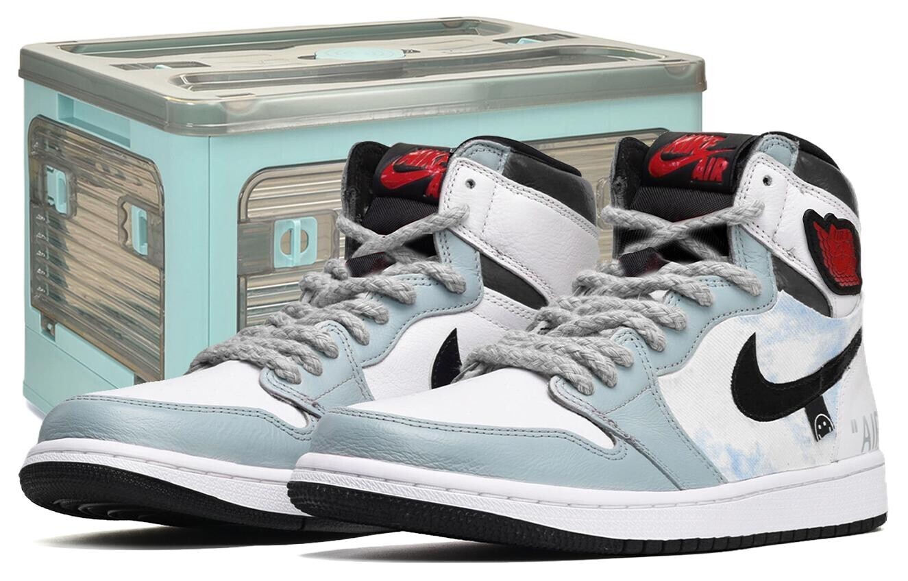 

Jordan Air Jordan 1 винтажные баскетбольные кроссовки женские, University Blue/Black/White