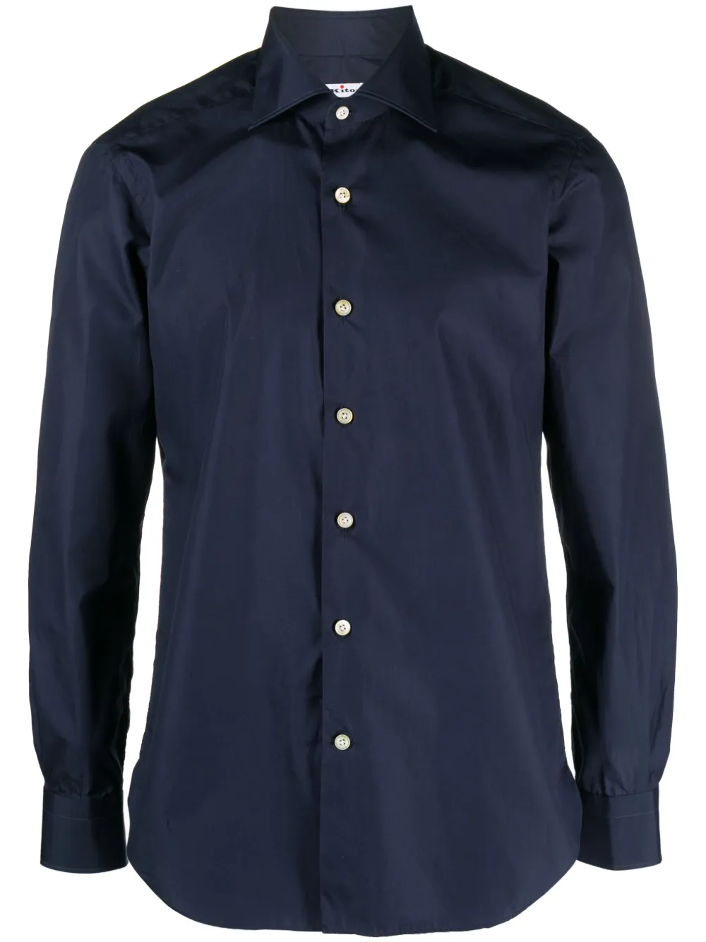 

Рубашка с длинными рукавами Kiton, синий