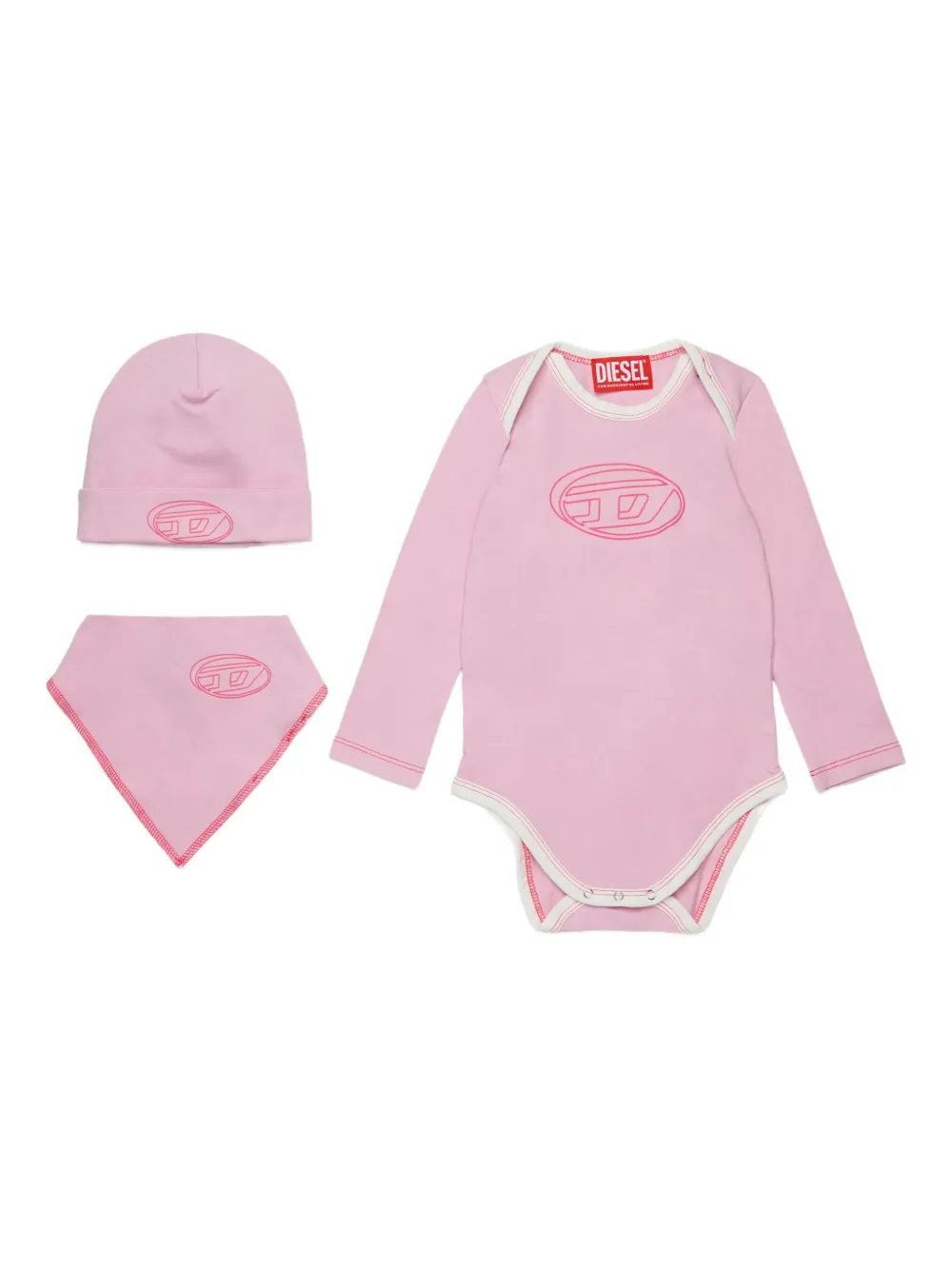 

Комплект для новорожденного Usissybox-Nb с логотипом Diesel Kids, розовый