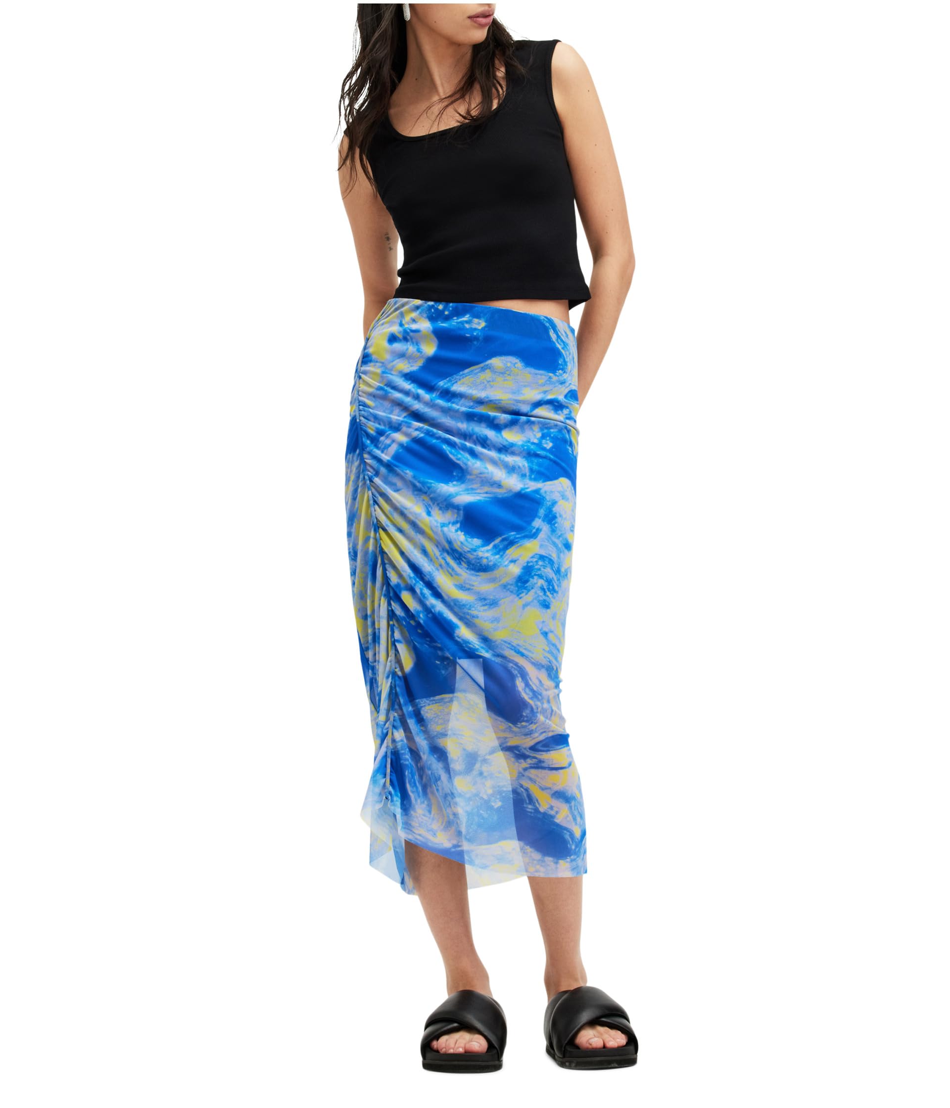 

Юбка AllSaints Nora Inspiral Skirt, Electric Blue