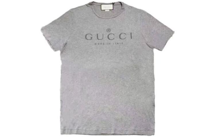 

Футболка мужская серая Gucci, серый