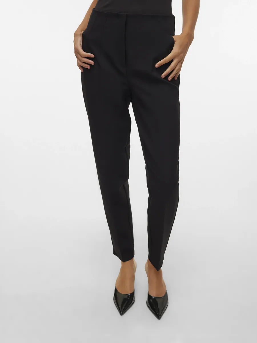 

Костюмные брюки Vero Moda "VMLINA HW TAPERED PANT NOOS", черный