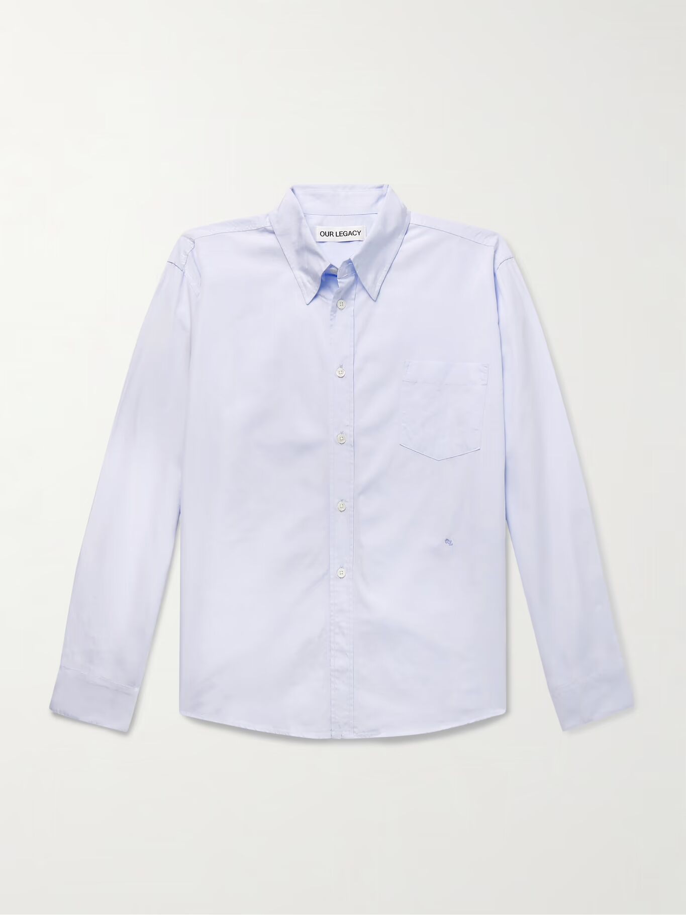 

Рубашка Beyond Cotton-Poplin OUR LEGACY, голубой