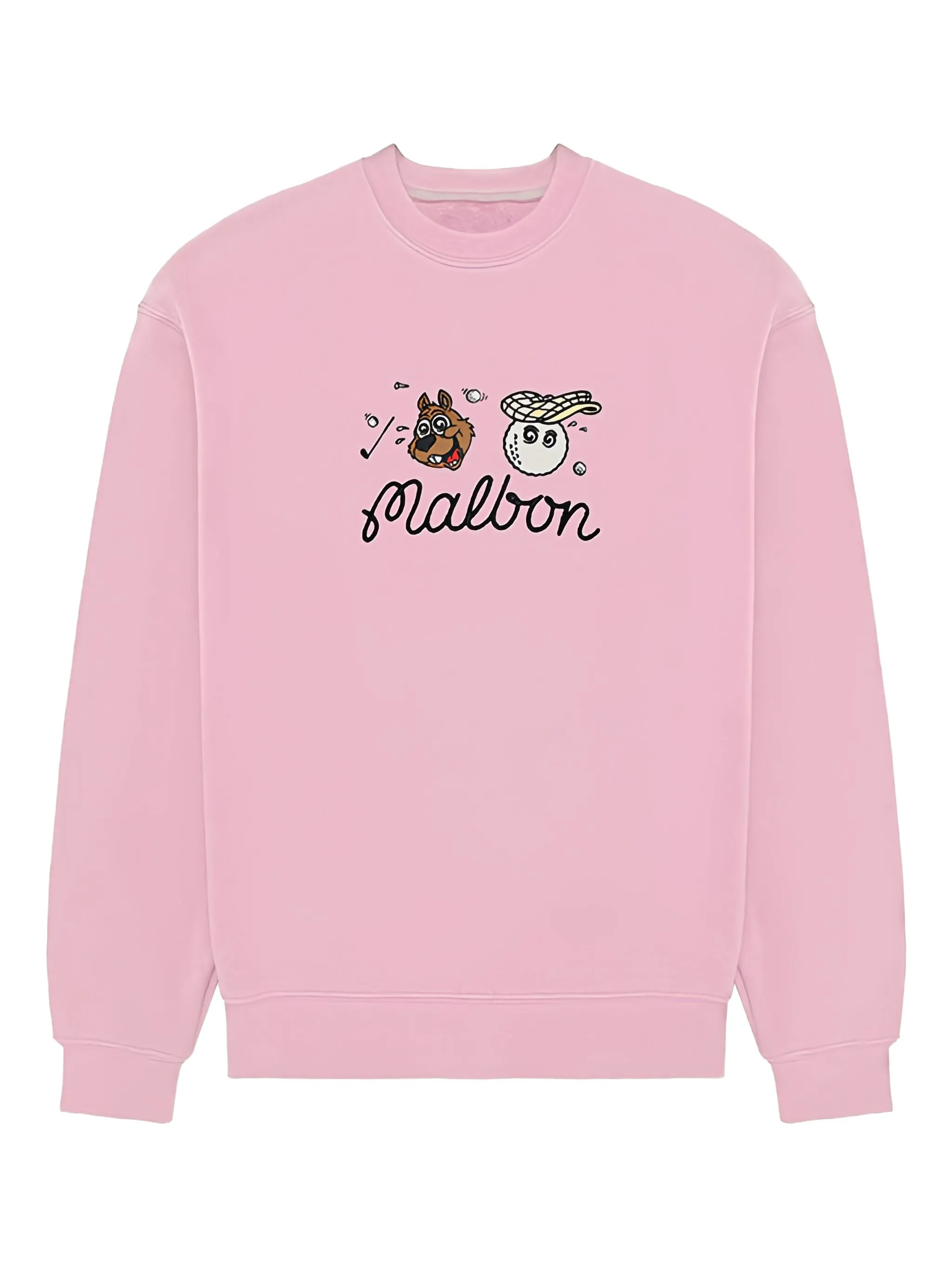 

Толстовка Two Man Scramble Malbon Golf, розовый