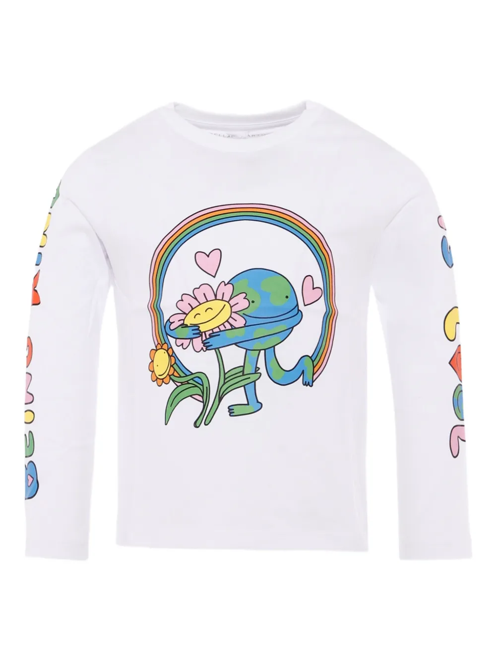 

Футболка с принтом Stella McCartney Kids, белый