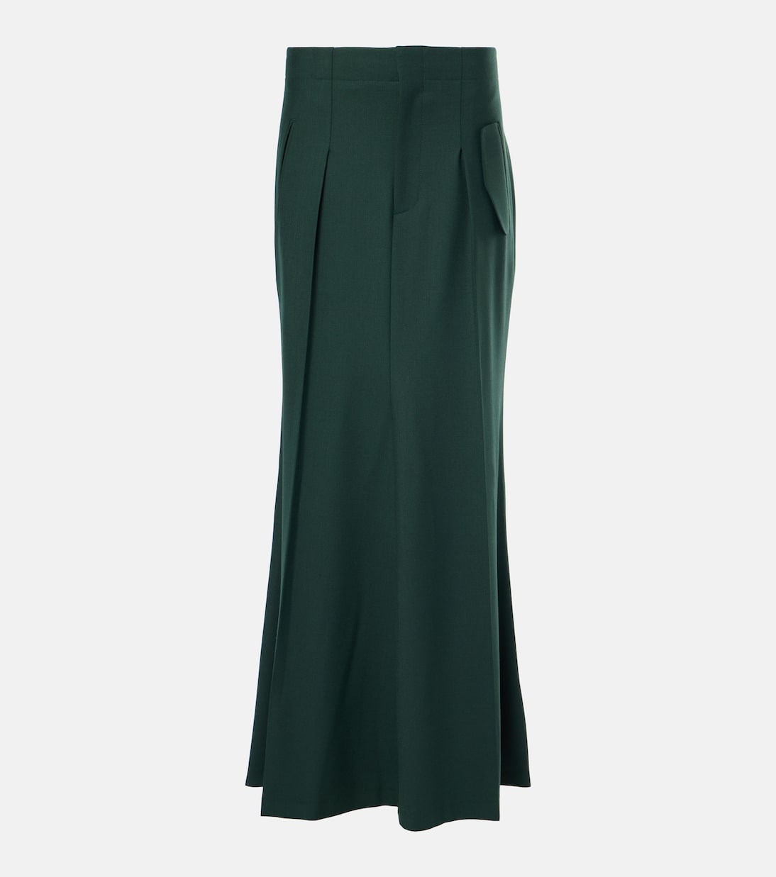 

Асимметричная юбка макси Victoria Beckham, Seaweed