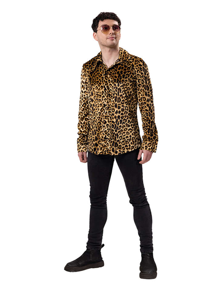 

Рубашка в стиле 80-е светло-коричневого цвета Party x People